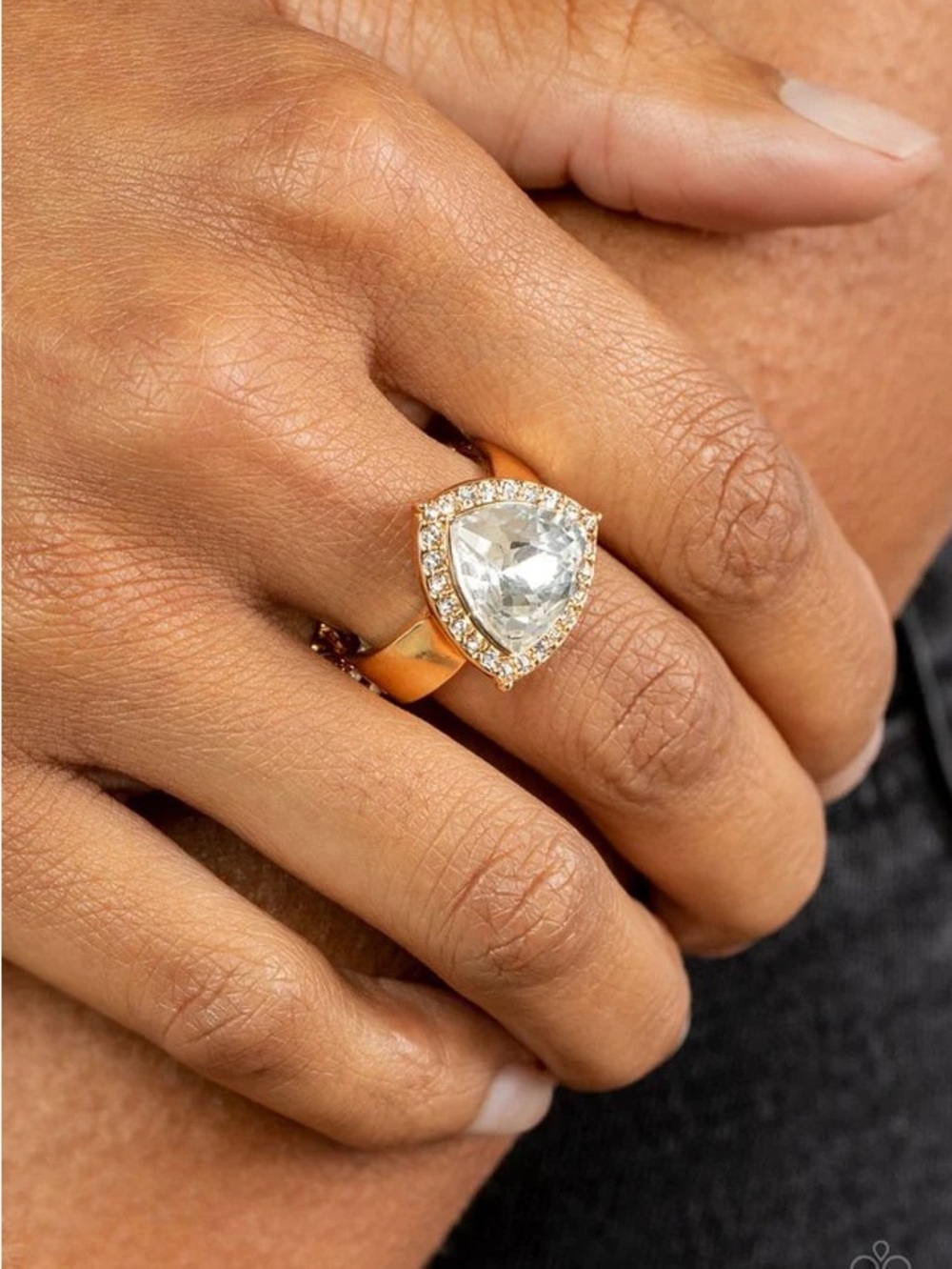 Vintage Paparazzi Tour De Timeless Gold Ring